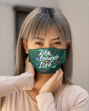 Load image into Gallery viewer, Butterfly Live Laugh Love Gift For Lover Cloth Face Mask
