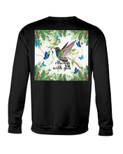 Load image into Gallery viewer, Hummingbird With English Daisy Gift For Birds Lovers Sweatshirt
