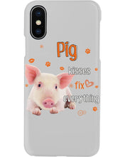 Load image into Gallery viewer, Pig Kisses Fix Everything Gift For Pig Lovers Phone case

