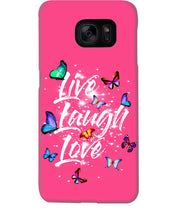 Load image into Gallery viewer, Butterfly Live Laugh Love Gift For Lover Phone case
