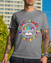 Load image into Gallery viewer, Librarian Library Squad Special Custom Design For Book Lovers Guys Tee
