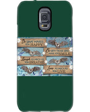 Load image into Gallery viewer, Do What Makes You Happy With Bats Gift For Girls Phone case
