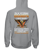 Load image into Gallery viewer, A Veteran Grandpa I Have Risked  Special Custom Design Hoodie
