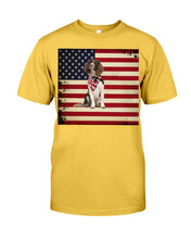 Load image into Gallery viewer, Lovely Phone Case With US Flag Gift For Spaniel Lovers Guys Tee
