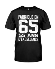 Load image into Gallery viewer, Fabrique En 66 55 Ans D’Excellence Custom Design Gift For Friends Guys Tee
