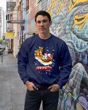 Load image into Gallery viewer, Baseball Xmas Sleigh Loading Gift For Baseball Lovers Sweatshirt
