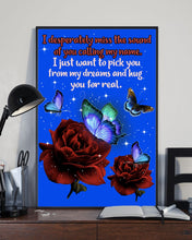 Load image into Gallery viewer, Butterfly Calling My Name Gift For Lover Vertical Poster
