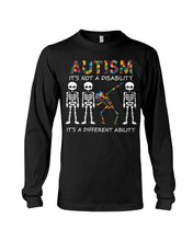 Load image into Gallery viewer, Autism It's A Different Ability Gift For Autism People Unisex Long Sleeve
