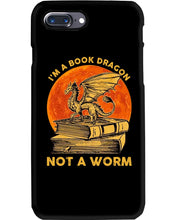Load image into Gallery viewer, I'm A Book Dragon Not A Worm Gift For Dragon Lovers Phone case
