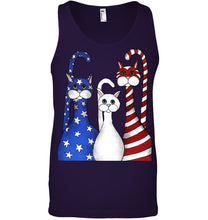 Load image into Gallery viewer, Cat Happy America  Independence's Day Special Custom Design Unisex Tank Top

