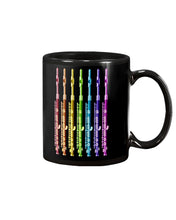 Load image into Gallery viewer, Seven Flute Rainbow Design Gift For Flute Lovers Mug
