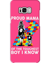 Load image into Gallery viewer, Proud Mama Of The Touchest Boy I Know Autism's Day Gift Phone case
