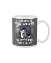 Load image into Gallery viewer, If You Kick Me When I'm Down You Better pray I Don't Get Up Mug
