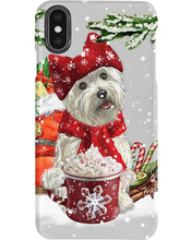 Load image into Gallery viewer, Cute Westie Christmas Night Gift For Dog Lovers Phone case
