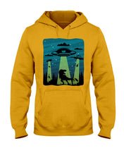 Load image into Gallery viewer, UFA Dinosaur T Rex Sky Full Of Stars Hoodie
