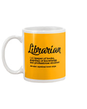 Load image into Gallery viewer, Librarian Keeper Of Books Guardian Of Knowledge Custom Gift For Librarian Mug
