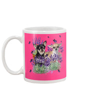 Load image into Gallery viewer, Lovely Phone Case With Lavender Flowers Gift For Chihuahua Lovers Mug
