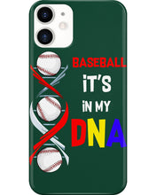 Load image into Gallery viewer, Baseball Be My DNA Gift For Sport Lovers Phone case
