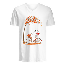 Load image into Gallery viewer, Snoopy Cartoon Movie Autumn Is Coming Gift For Fans Guys V-Neck

