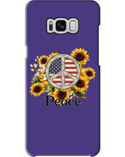 Load image into Gallery viewer, Peace Sign Sunflower Birthday Gift For Girls Phone case
