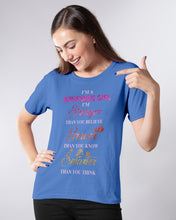 Load image into Gallery viewer, Birthday Gift For November Girl I'm Smarter Than You Think Ladies Tee
