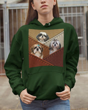 Load image into Gallery viewer, Three Cute Shih Tzu In Bag Gift For Dog Lovers Hoodie
