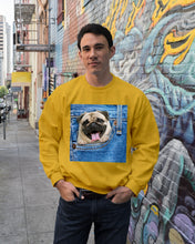 Load image into Gallery viewer, baby Pug In Denim Pocket Gift For Dog Lovers Sweatshirt
