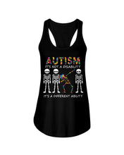 Load image into Gallery viewer, Autism It's A Different Ability Gift For Autism People Ladies Flowy Tank
