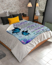Load image into Gallery viewer, When I Tell You I Love You Butterflies Dad Gift For Daughter Sherpa Blanket
