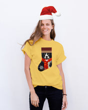 Load image into Gallery viewer, Santa Border Collie In Stock Gift For Dog Lovers Guys Tee
