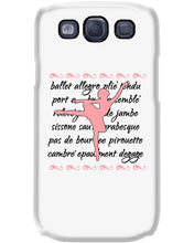 Load image into Gallery viewer, Ballet Words Pink Pattern Gift For Ballet Dancer Phone case
