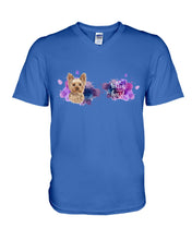 Load image into Gallery viewer, Yorkshire Terrier Follow Your Heart  Gift For Dog Lovers Guys V-Neck
