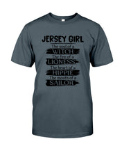 Load image into Gallery viewer, Jersey Girl The Heart Of A Hippie Guys Tee
