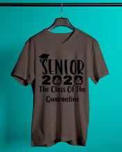 Load image into Gallery viewer, Senior 2020 The Class Of The Quarantine Unique Custom Design Guys V-Neck
