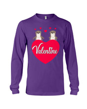 Load image into Gallery viewer, Couple Otter Valentine's Day Gift For Otter Lovers Unisex Long Sleeve
