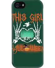 Load image into Gallery viewer, This Girl Loves Halloween Gift For Girls Phone case
