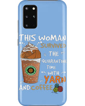Load image into Gallery viewer, The Quarantine Time With Yarn And Coffee Gift For Women Phone case

