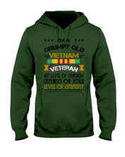 Load image into Gallery viewer, I'm A Grumpy Old Vietnam Veteran Special  Custom Design Hoodie
