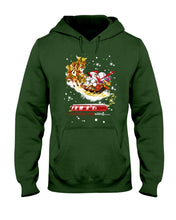 Load image into Gallery viewer, Baseball Xmas Sleigh Loading Gift For Baseball Lovers Hoodie
