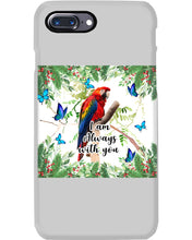 Load image into Gallery viewer, Scarlet Macaw With Butterflies I Am Always With You Gift For Lover Phone case
