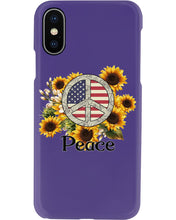 Load image into Gallery viewer, Peace Sign Sunflower Birthday Gift For Girls Phone case
