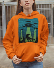 Load image into Gallery viewer, UFA Dinosaur T Rex Sky Full Of Stars Hoodie

