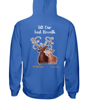 Load image into Gallery viewer, Custom Name Deers Gift For Boyfriend Till Our Last Breath Hoodie
