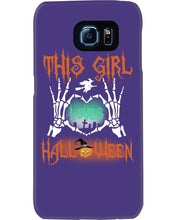 Load image into Gallery viewer, This Girl Loves Halloween Gift For Girls Phone case
