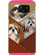 Load image into Gallery viewer, Three Cute Shih Tzu In Bag Gift For Dog Lovers Phone case
