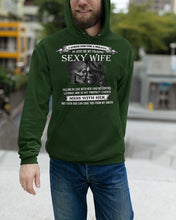 Load image into Gallery viewer, Shes Stubborn Messy And A Brat At Times Black Gift For Husband Hoodie
