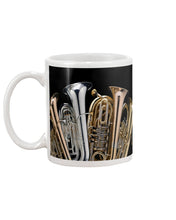 Load image into Gallery viewer, Mental And Gold Tuba Gift For Music Lovers Mug
