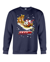 Load image into Gallery viewer, Baseball Xmas Sleigh Loading Gift For Baseball Lovers Sweatshirt

