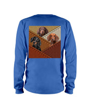 Load image into Gallery viewer, Three Cute Shih Tzu In Bag Gift For Dog Lovers Unisex Long Sleeve

