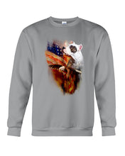 Load image into Gallery viewer, Dogo Argentino American Wings Gift For Dog Lovers Sweatshirt
